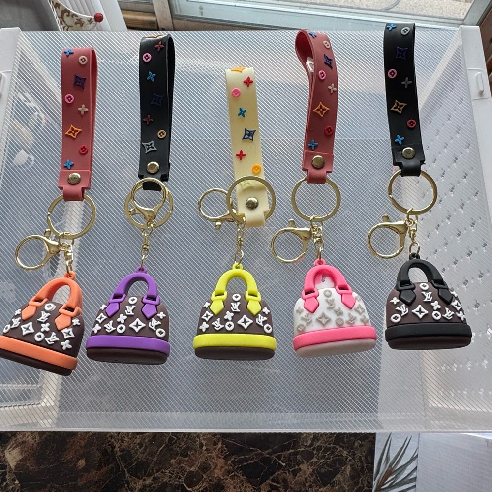 Colorful Mini Bag Keychain Collection